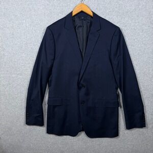 Bonobos Unstructured Blazer Navy Blue Wool Slim Fit Jacket 42L Fits 41L